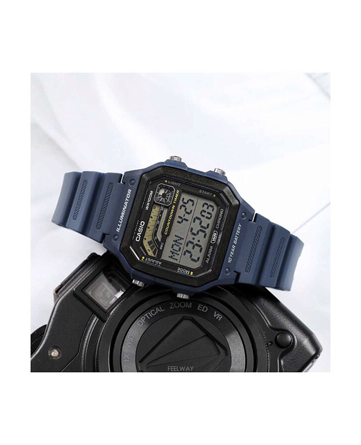 Часы Casio Collection WS-1600H-2AVDF (WS-1600H-2A) — артикул WS-1600H-2A