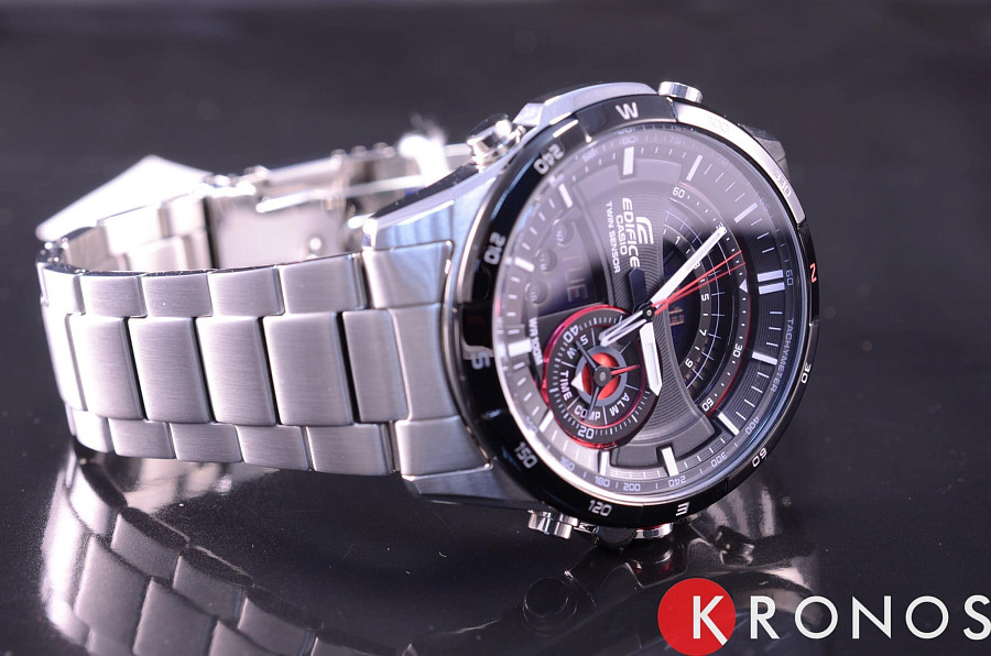 Часы Casio Edifice ERA-200DB-1A — автокварц (кинетик), металл