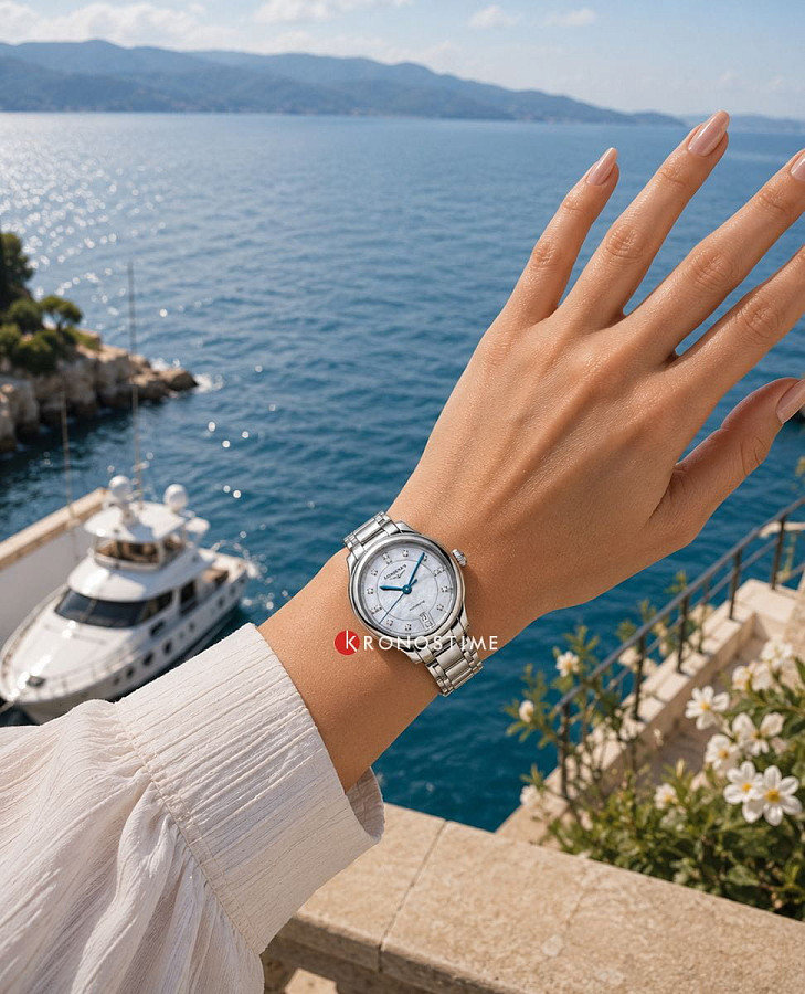Часы Longines PrimaLuna L8.123.4.87.6 — перламутровый, сталь металл