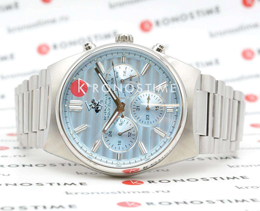 Часы Beverly Hills Polo Club BP3744X.300 — кварцевые, металл сталь