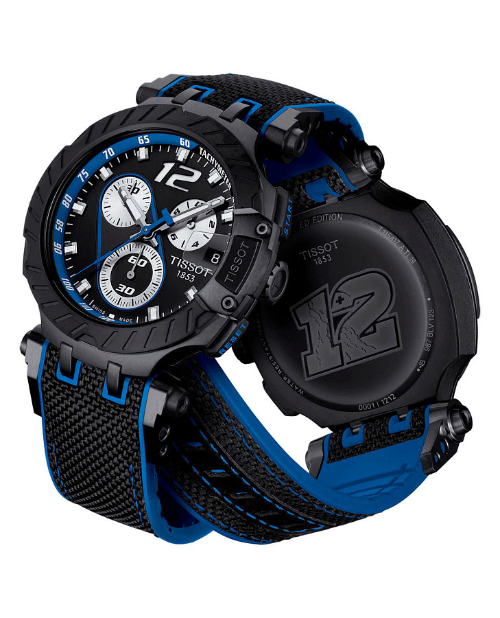 Часы Tissot T-Race Thomas Luthi 2019 T115.417.37.057.03 — металл сталь, Швейцария