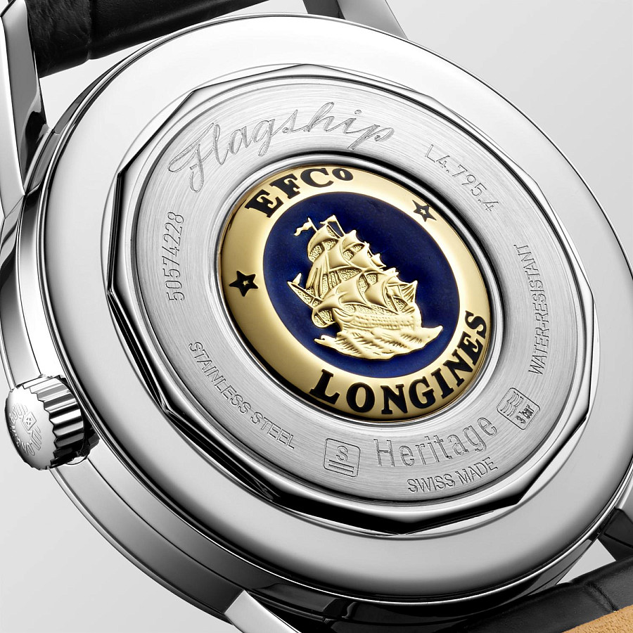 Часы Longines Heritage L4.795.4.78.2 — металл сталь, Швейцария