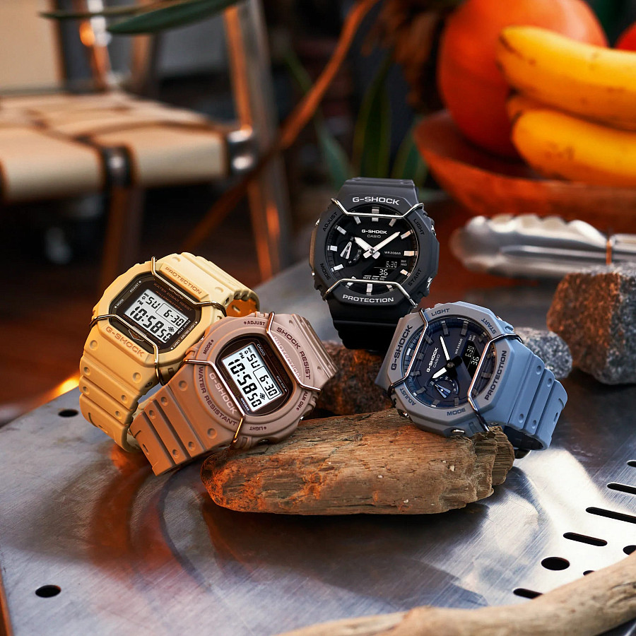 Часы Casio G-Shock DW-5700PT-5DR (DW-5700PT-5) — бежевый, пластик