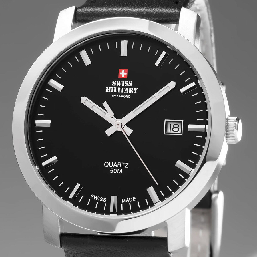 Часы Swiss Military by Chrono SM34083.04 — металл сталь, Швейцария