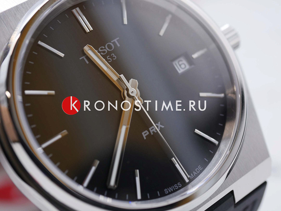 Часы Tissot PRX T137.410.17.051.00 — черный, сталь металл