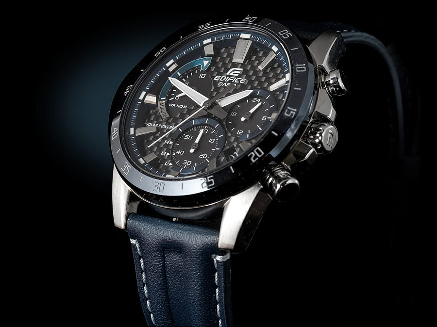 Часы Casio Edifice EQS-930BL-2AVUDF (EQS-930BL-2A) — черный, металл сталь