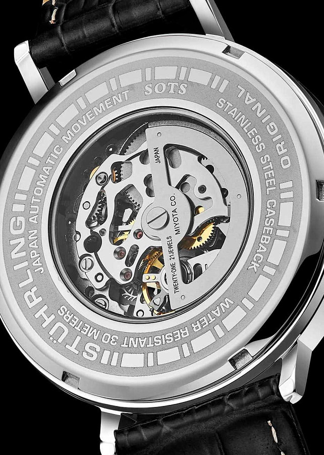 Часы Stuhrling Quasar 1021.03 — сталь металл, США
