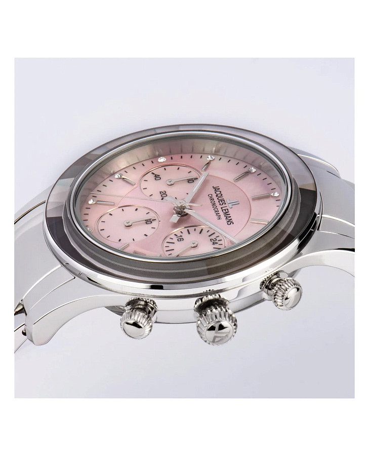 Часы Jacques Lemans Venice 1-2151L — нержавеющая сталь, женские