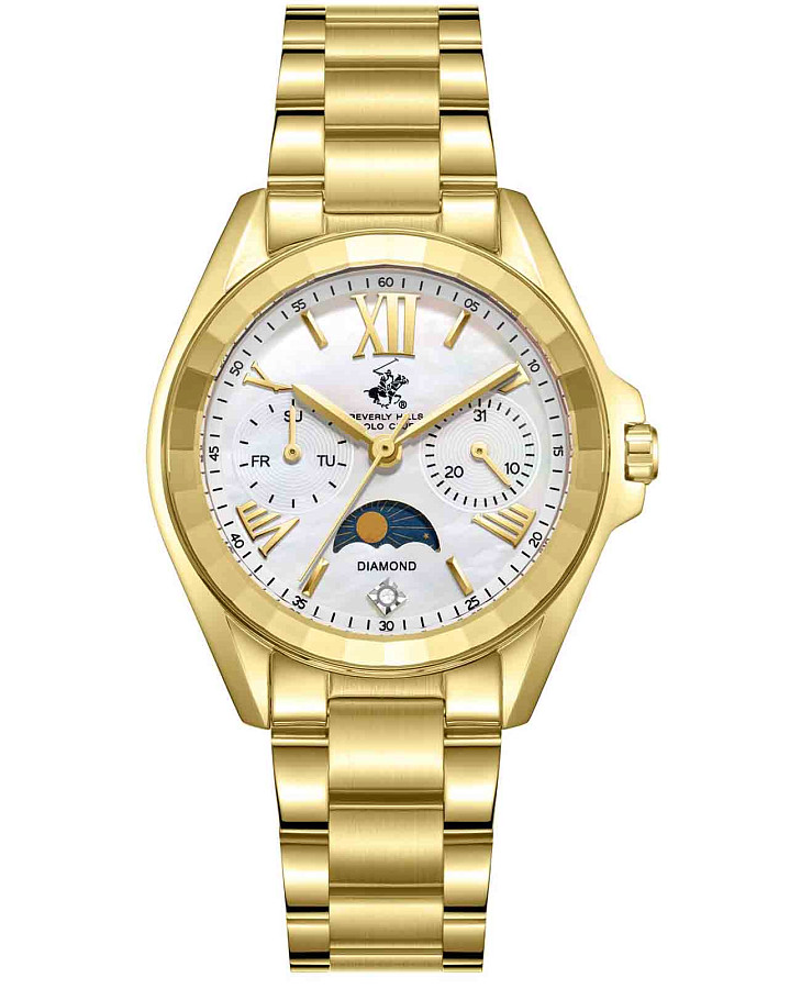 Часы Beverly Hills Polo Club BP3763X.120 — мужские, перламутровый