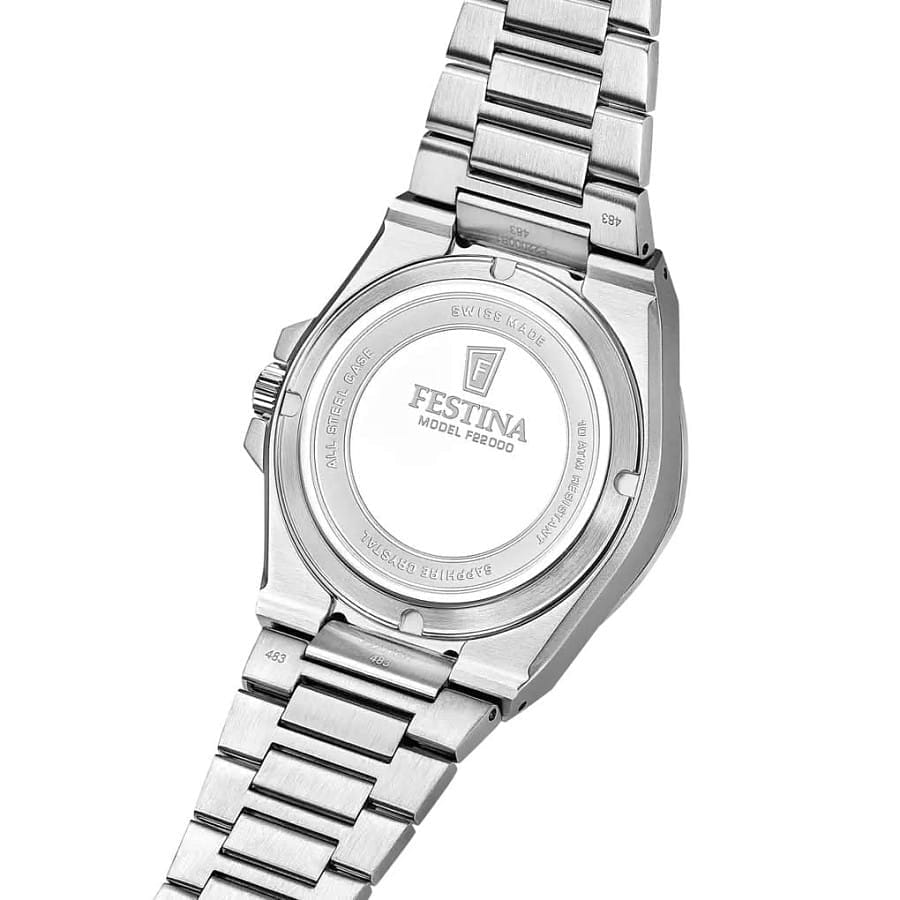 Часы Festina Swiss Made F22000/2 — нержавеющая сталь, мужские