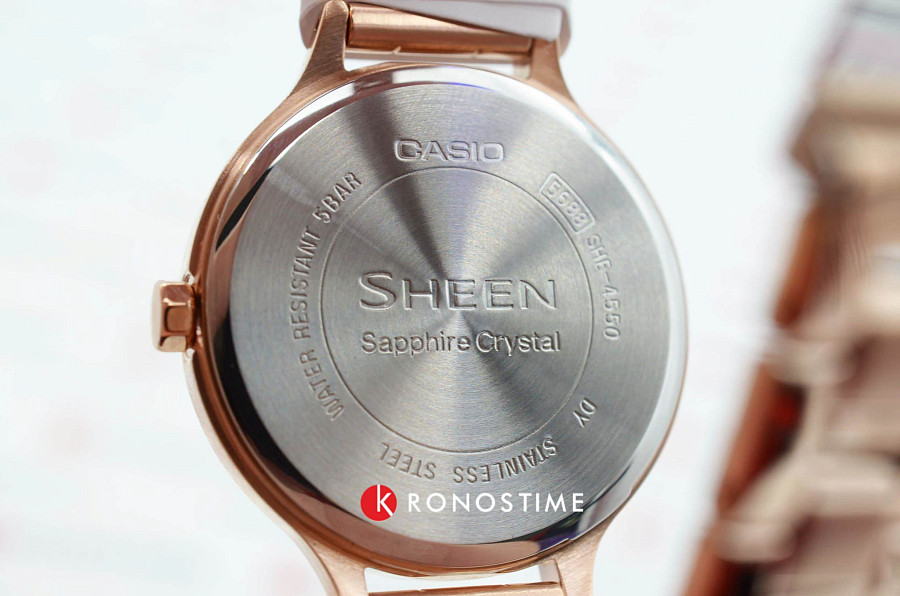 Часы Casio Sheen SHE-4550PG-4A — Япония, женские