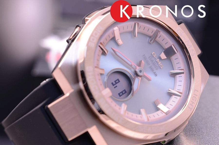 Часы Casio Baby-G MSG-S200G-1A — сталь металл пластик, Япония