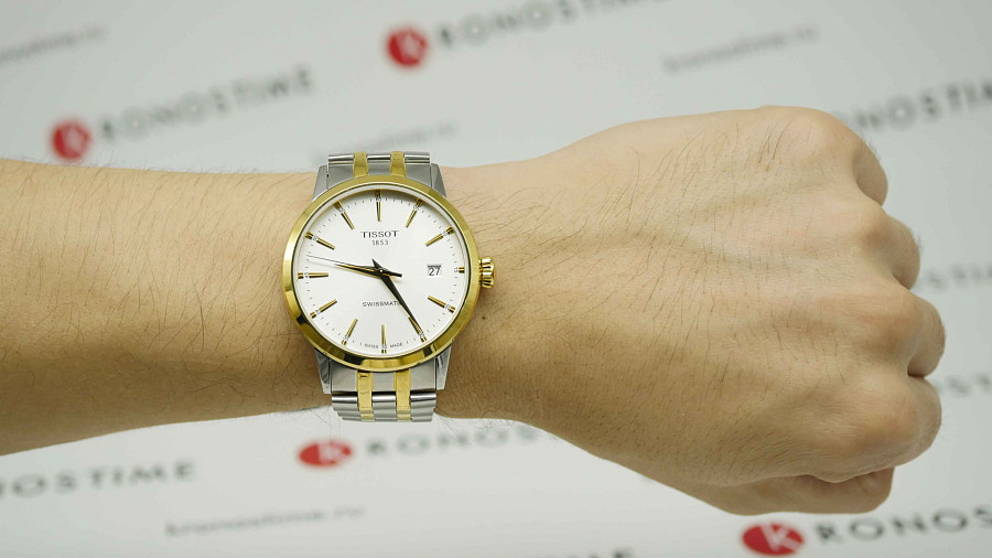Часы Tissot Classic Dream Swissmatic T129.407.22.031.01 — сталь металл, сталь c pvd покрытием