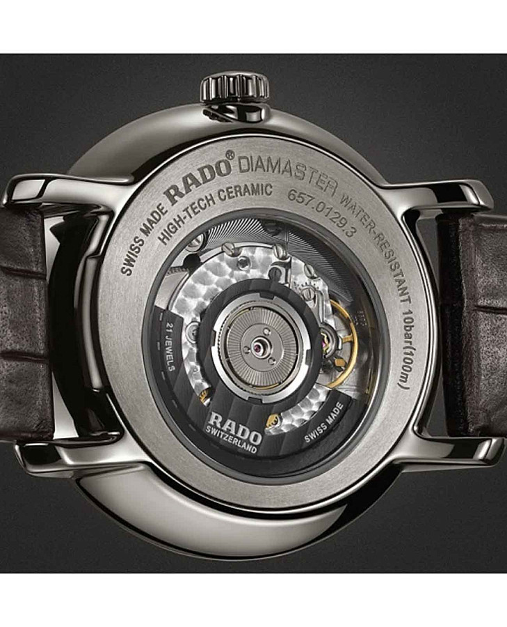 Часы Rado Diamaster Automati Grande Seconde R14129106 — металл керамика, Швейцария