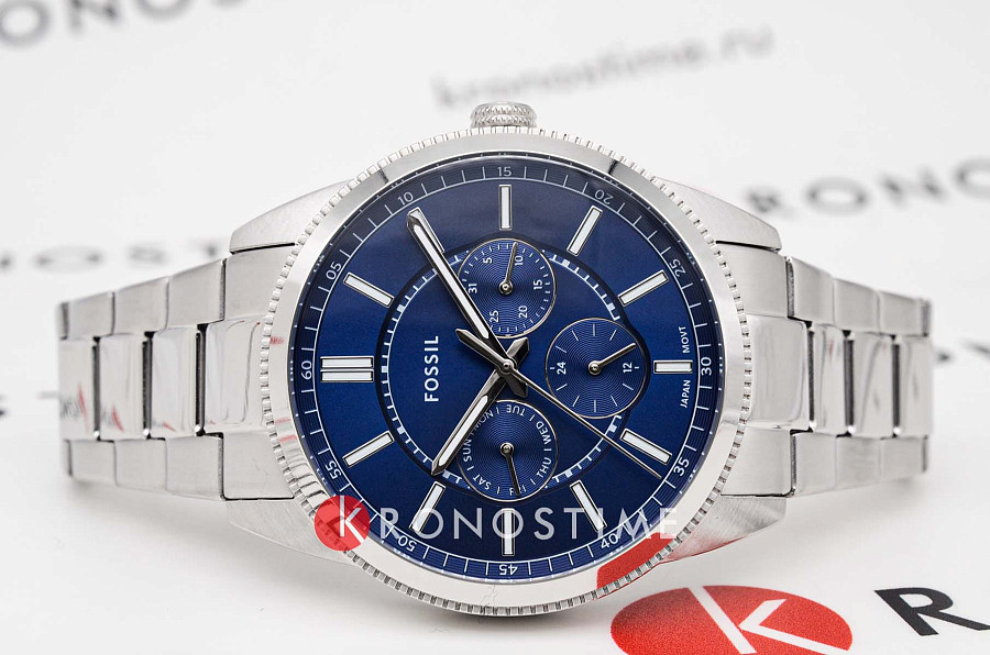 Часы Fossil Pearson FS6134 — кварцевые, металл сталь