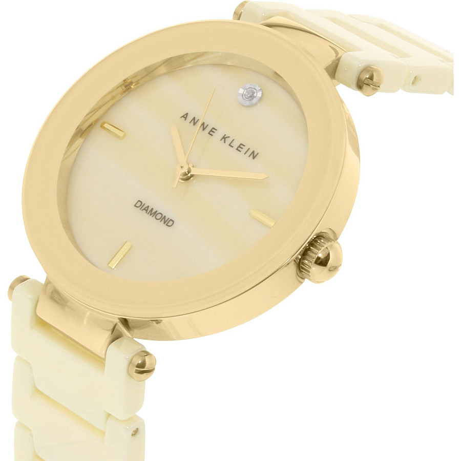 Часы Anne Klein Diamond 1018IVGB — кварцевые