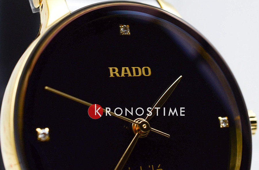Часы Rado Centrix R30039712 — сталь + pvd + керамика, женские