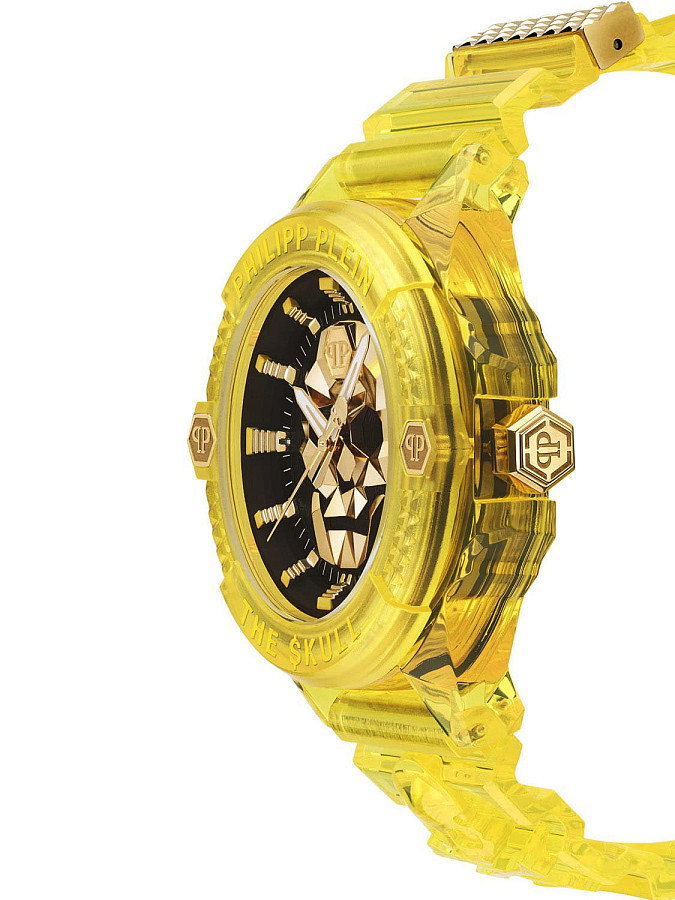 Часы Philipp Plein Skull Synthetic PWWAA0123 — кварцевые, пластик