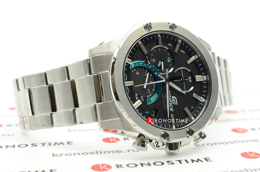 Часы Casio Edifice EQB-1000D-1A — кварцевые, металл сталь