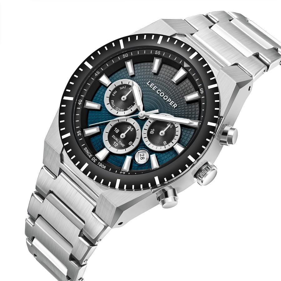 Часы Lee Cooper LC08100.360 — кварцевые, металл суперметалл