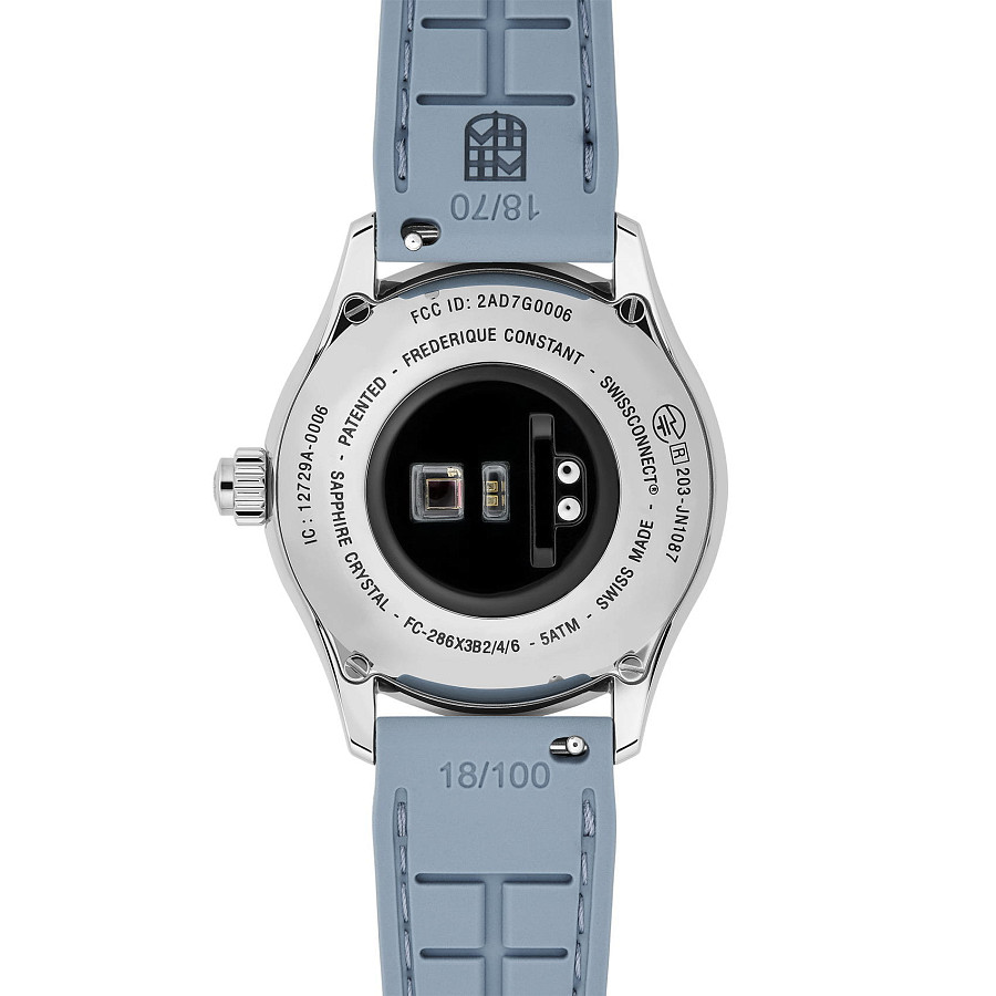 Часы Frederique Constant Smartwatch Ladies Vitality FC-286LNS3B6 — сталь металл, Швейцария