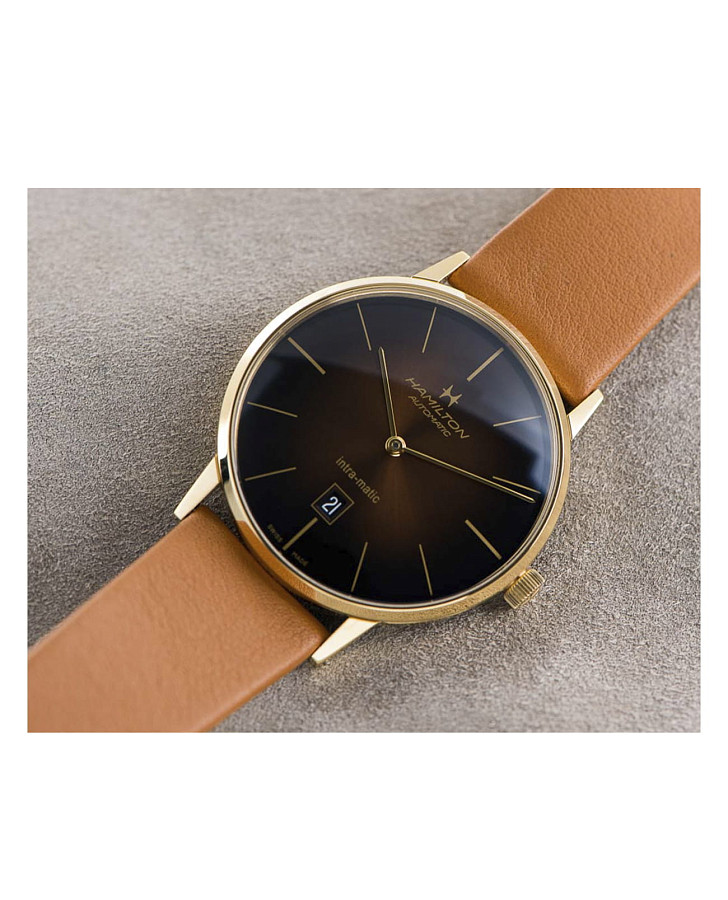 Часы Hamilton American Classic Intra-Matic Auto H38735501 — сталь металл, Швейцария