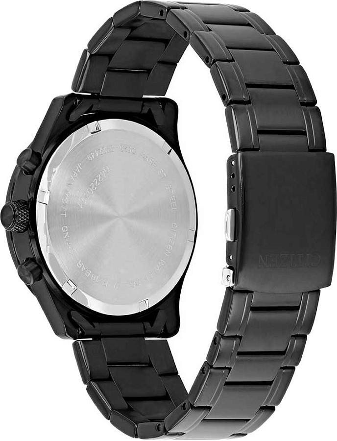 Часы Citizen Chronograph AN8195-58E — черный, сталь металл