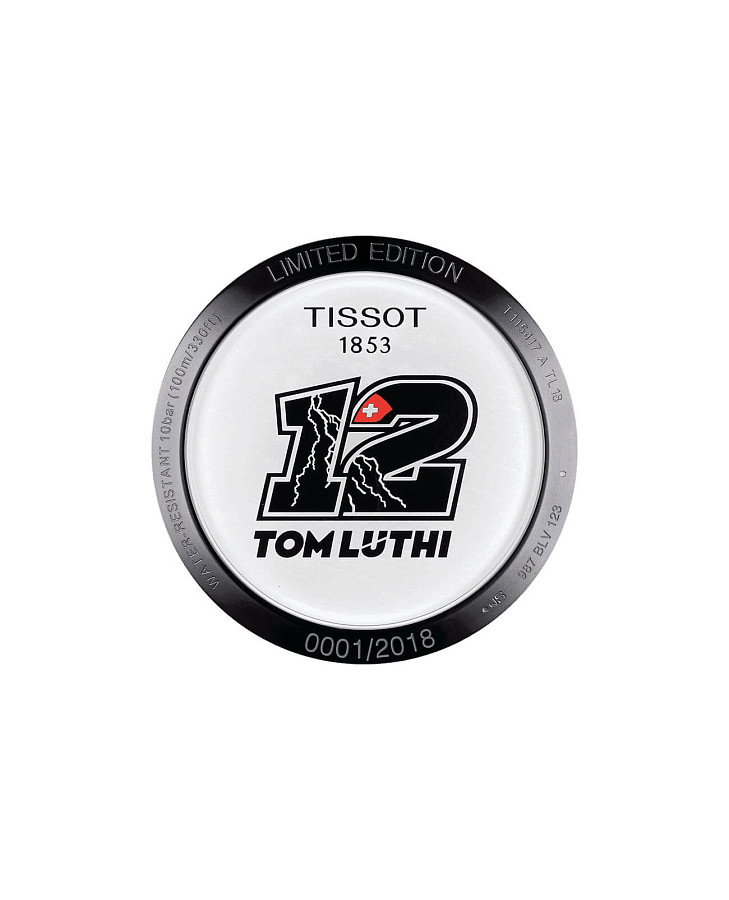 Часы Tissot T-Race Thomas Luthi T115.417.37.061.02 — кварцевые, металл сталь