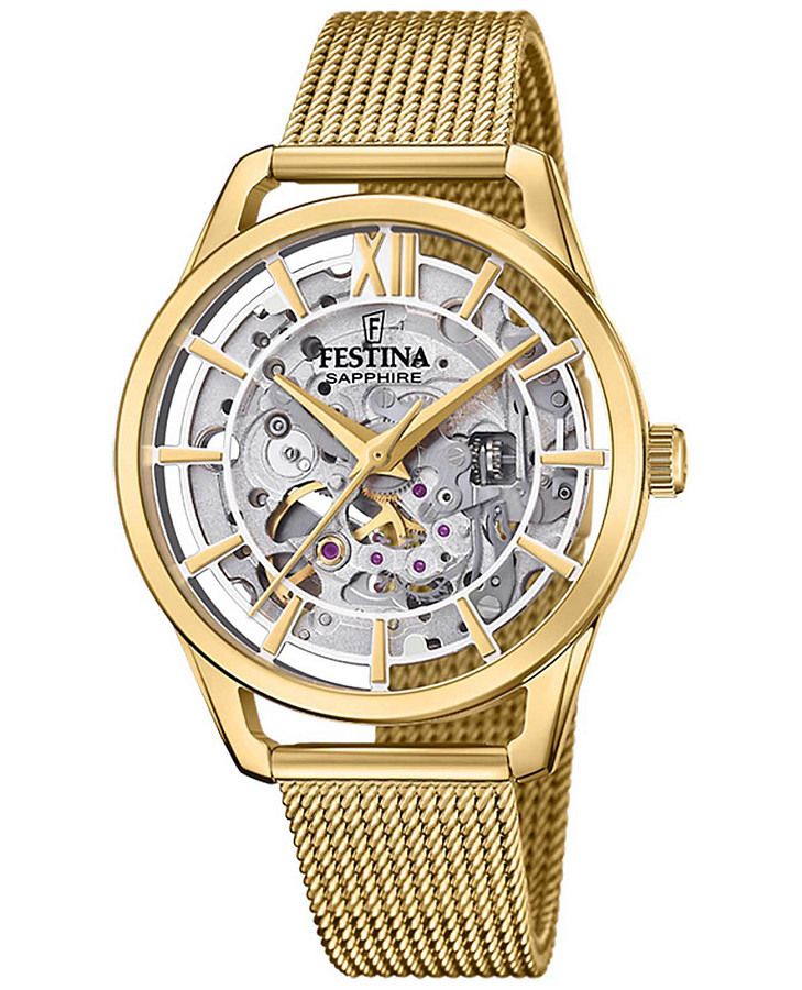 Часы Festina Automatic F20629/1 — женские, серебристый