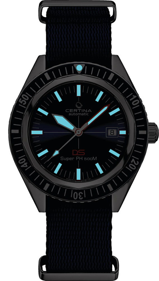 Часы Certina DS Super PH500M C037.407.18.040.10 — мужские, синий