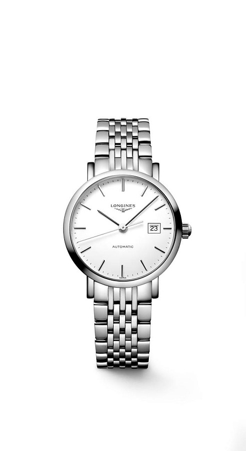 Часы Longines Elegant Collection L4.310.4.12.6 — женские, нержавеющая сталь