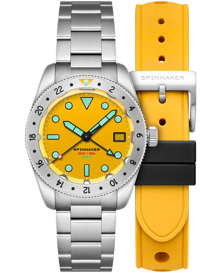 Часы Spinnaker Croft SP-5130-33 — мужские, желтый