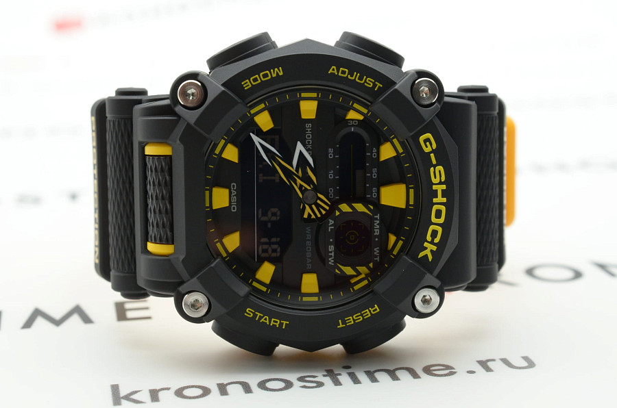 Часы Casio G-Shock GA-900A-1A9DR (GA-900A-1A9) — электронные, Япония, мужские