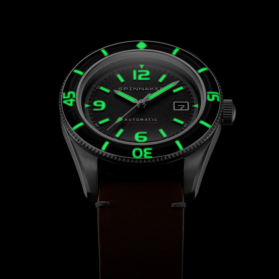 Часы Spinnaker Fleuss SP-5055-01 — кожаный, мужские