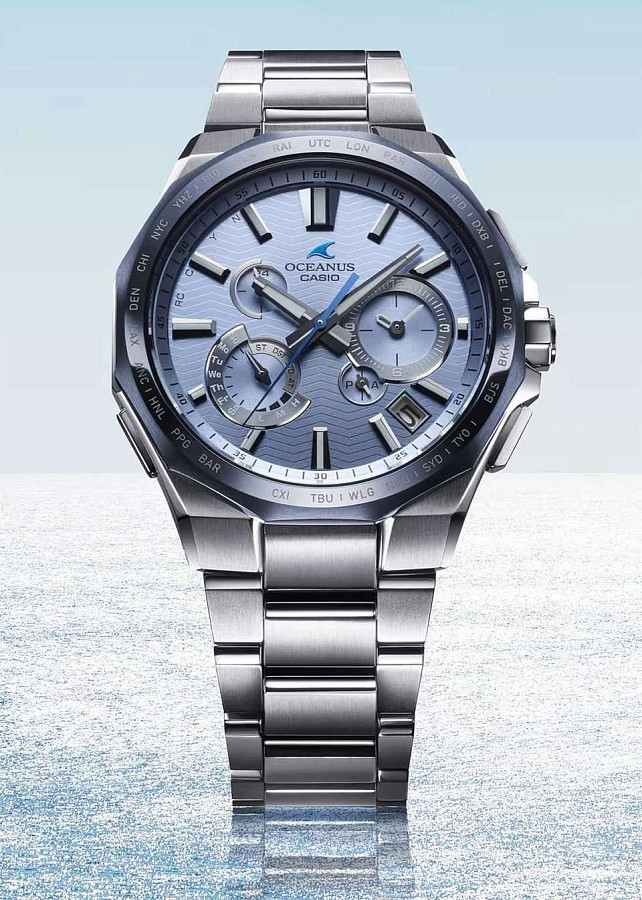 Часы Casio Oceanus OCW-T6000BV-2A — кварцевые, титан