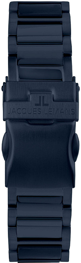 Часы Jacques Lemans High Tech Ceramic 42-10E — кварцевые, металл сталь
