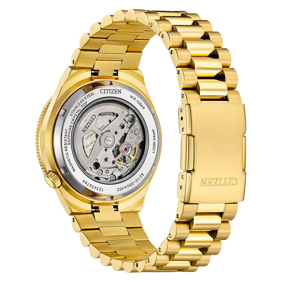 Часы Citizen Tsuyosa NJ0232-53X — зеленый, сталь металл