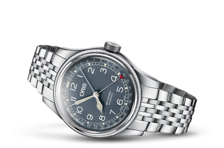 Часы Oris Big Crown Pointer Date 01 754 7741 4065-07 8 20 22 — механические, сталь
