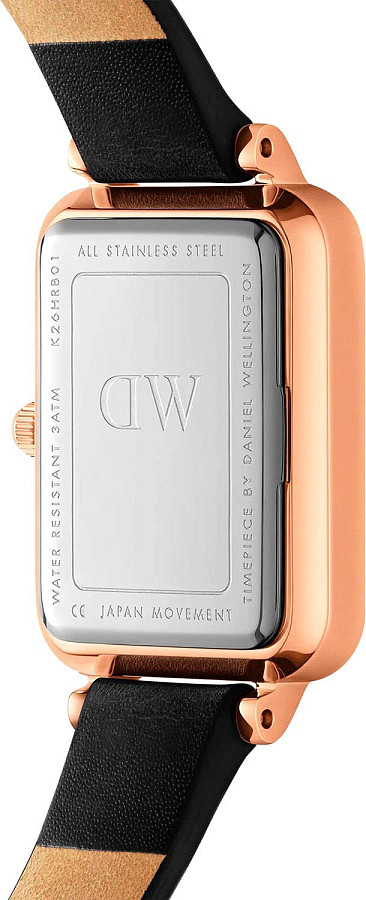 Часы Daniel Wellington Quadro Roman Numerals Sheffield Rose Gold DW00100689 — сталь металл, Швеция