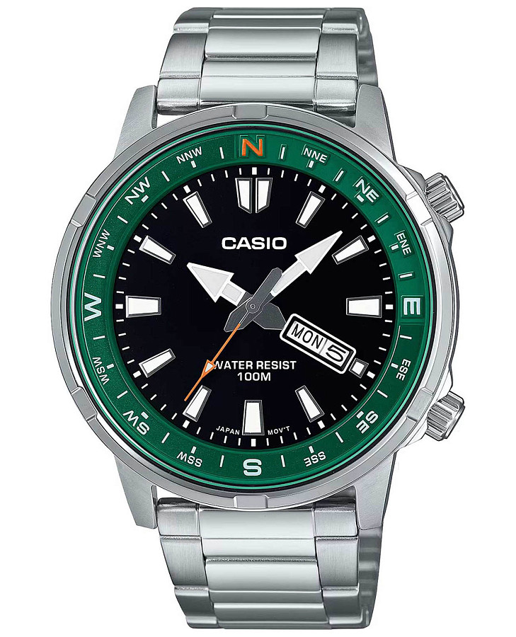 Часы Casio Collection MTD-130D-1A3VDF (MTD-130D-1A3) — мужские, черный