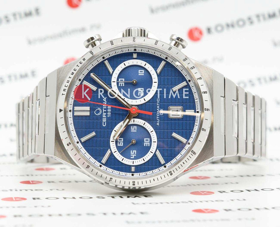 Часы Certina DS-7 Chrono Auto C043.427.11.041.00 — механические, металл сталь