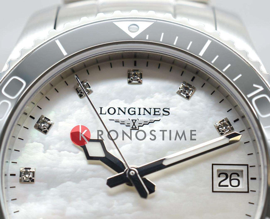 Часы Longines HydroConquest L3.370.4.87.6 — керамика сталь металл, Швейцария