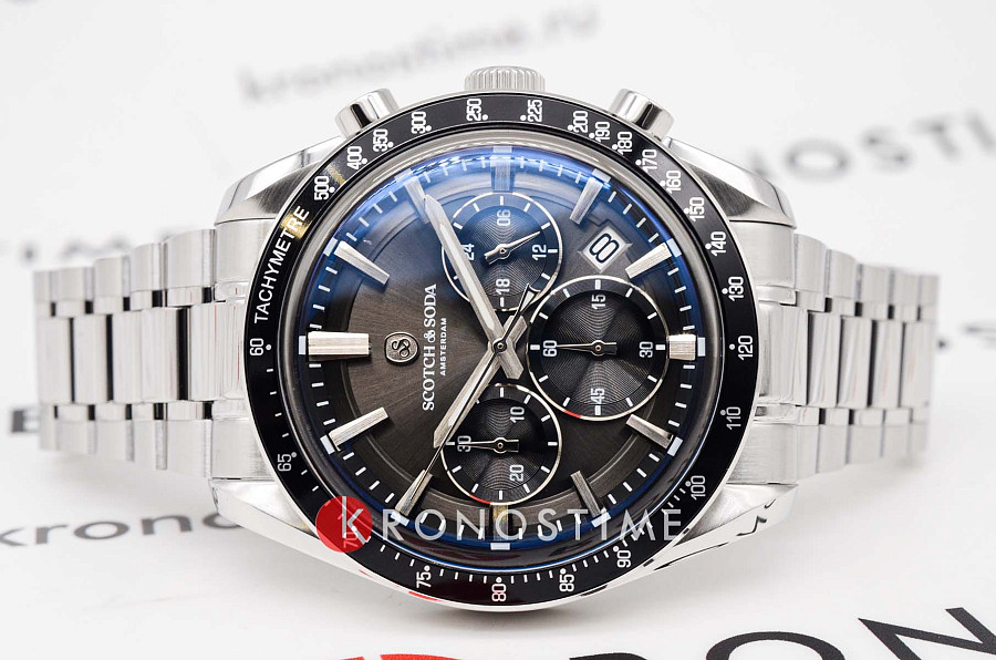 Часы Scotch&Soda SSM.102A — кварцевые, металл сталь