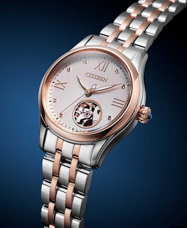 Часы Citizen Automatic PR1044-87X — механические, Япония, женские