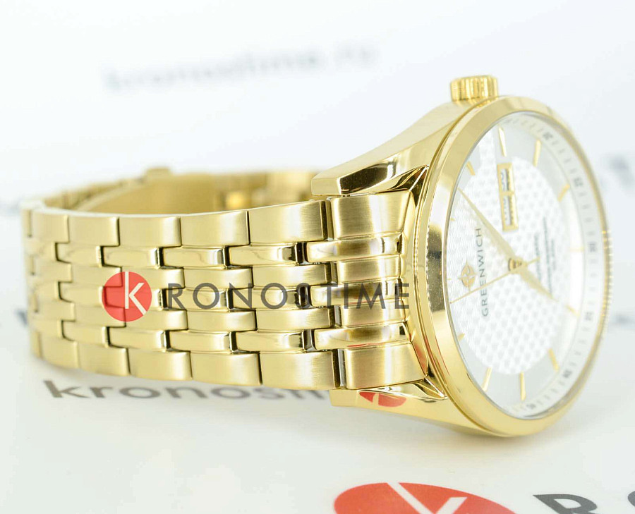 Часы Greenwich Good Luck Classic GW 074.20.33 — сталь c pvd покрытием, мужские