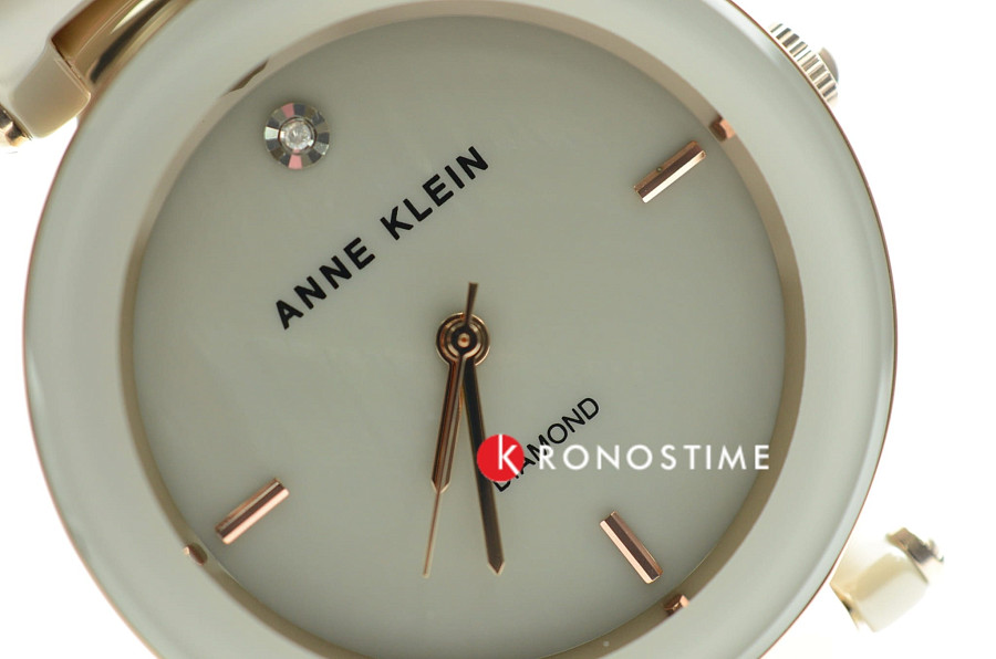 Часы Anne Klein Diamond 1018RGTN — металл сталь, США