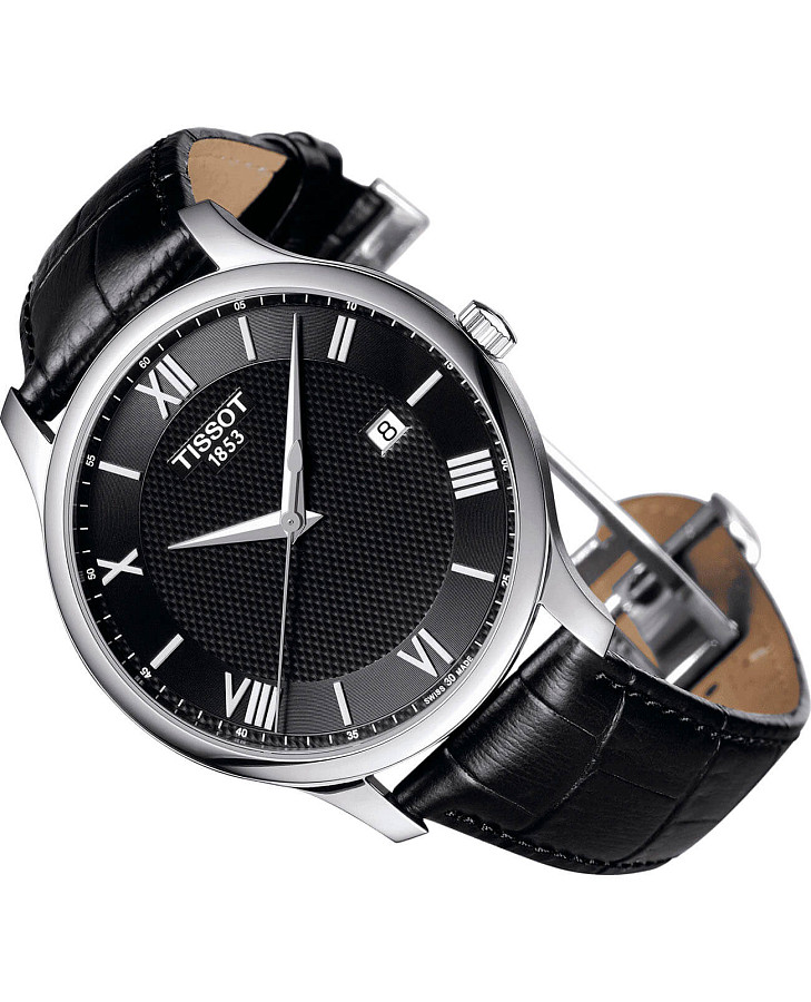 Часы Tissot Tradition T063.610.16.058.00 — сталь металл, Швейцария