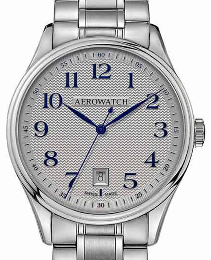Часы Aerowatch Les Grandes Classiques 42102 AA05 M — кварцевые, металл сталь