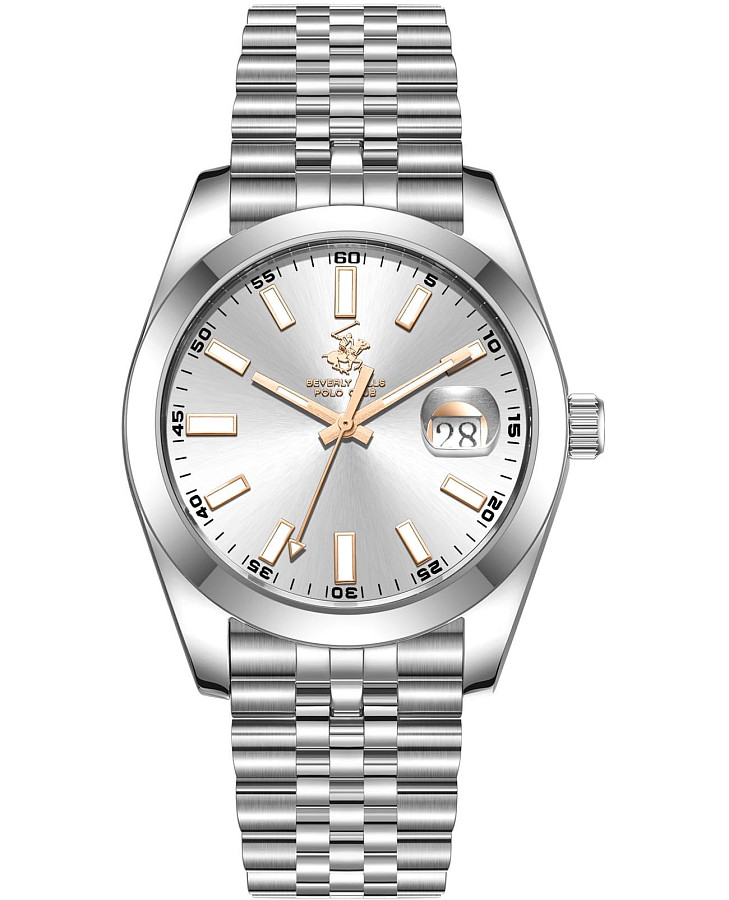 Часы Beverly Hills Polo Club BP3810X.330 — мужские, серебристый