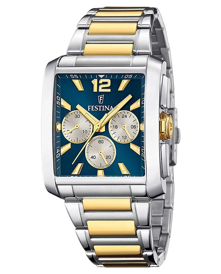 Часы Festina Timeless Chrono F20637/6 — мужские, синий